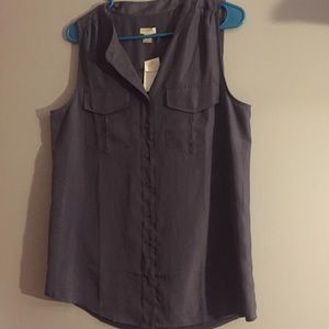 J.Crew NWT grey shirt
